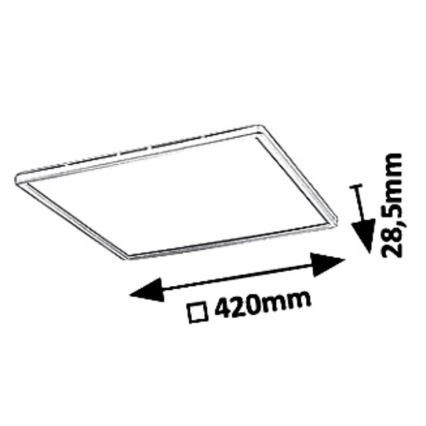 Φως οροφής dimmer LED LED/22W/230V