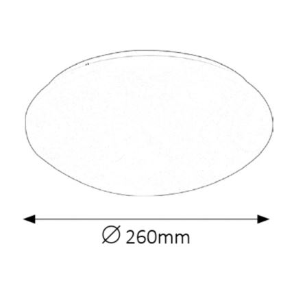 Rabalux - Φως οροφής μπάνιου LED LED/12W/230V IP44