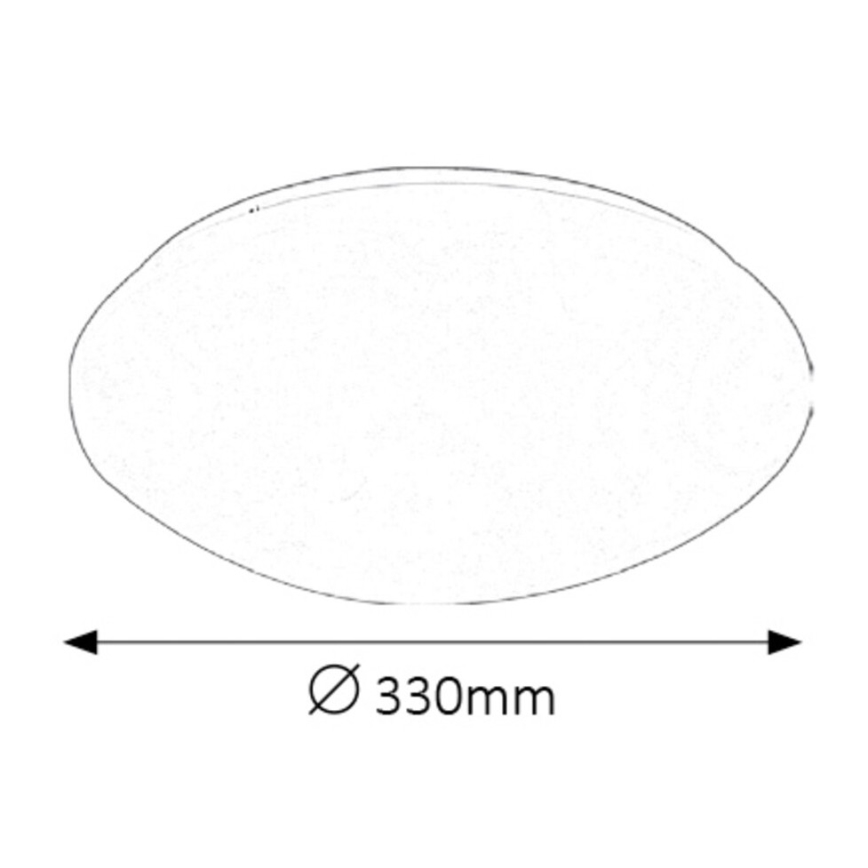 Rabalux - Φως οροφής μπάνιου LED LED/18W/230V IP44