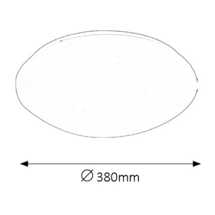 Rabalux - Φως οροφής μπάνιου LED LED/24W/230V IP44