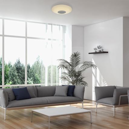 Rabalux - LED RGB dimmable φωτιστικό οροφής με ηχείο LED/24W/230V Wi-Fi Tuya + τηλεχειριστήριο