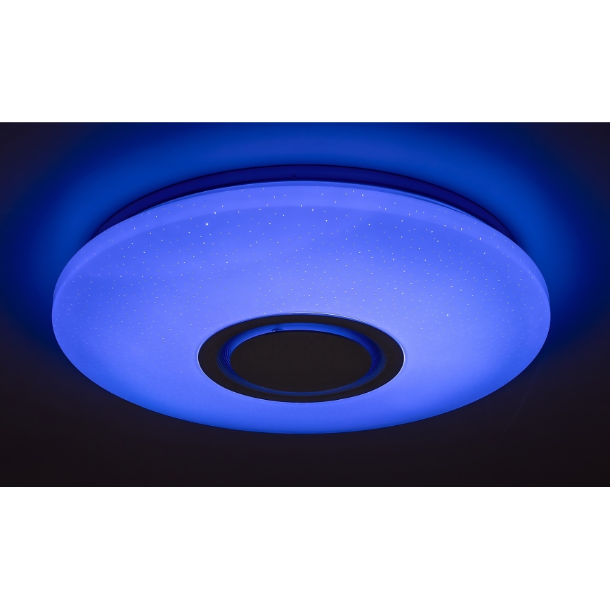 Rabalux - LED RGB dimmable φωτιστικό οροφής με ηχείο LED/24W/230V Wi-Fi Tuya + τηλεχειριστήριο