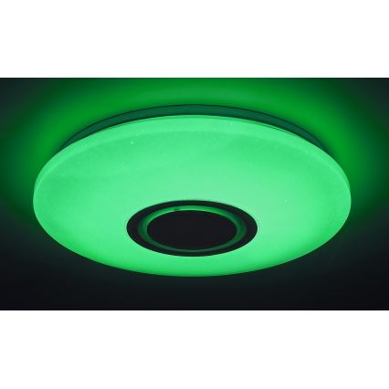 Rabalux - LED RGB dimmable φωτιστικό οροφής με ηχείο LED/24W/230V Wi-Fi Tuya + τηλεχειριστήριο