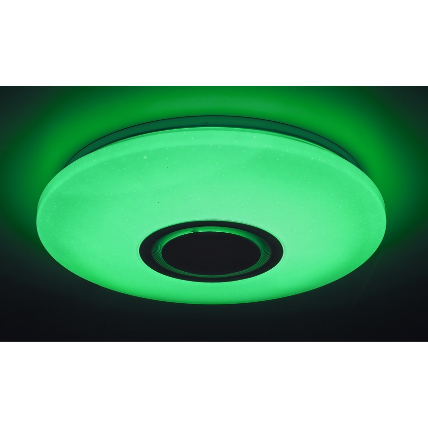 Rabalux - LED RGB dimmable φωτιστικό οροφής με ηχείο LED/24W/230V Wi-Fi Tuya + τηλεχειριστήριο