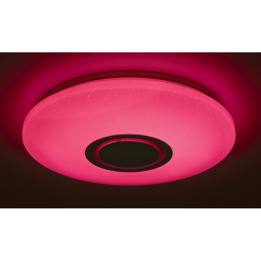 Rabalux - LED RGB dimmable φωτιστικό οροφής με ηχείο LED/24W/230V Wi-Fi Tuya + τηλεχειριστήριο