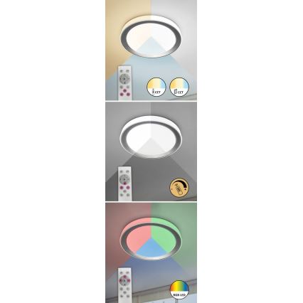 Rabalux - LED RGB dimmable φωτιστικό οροφής LED/40W/230V 2700-6500K Wi-Fi Tuya  + τηλεχειριστήριο