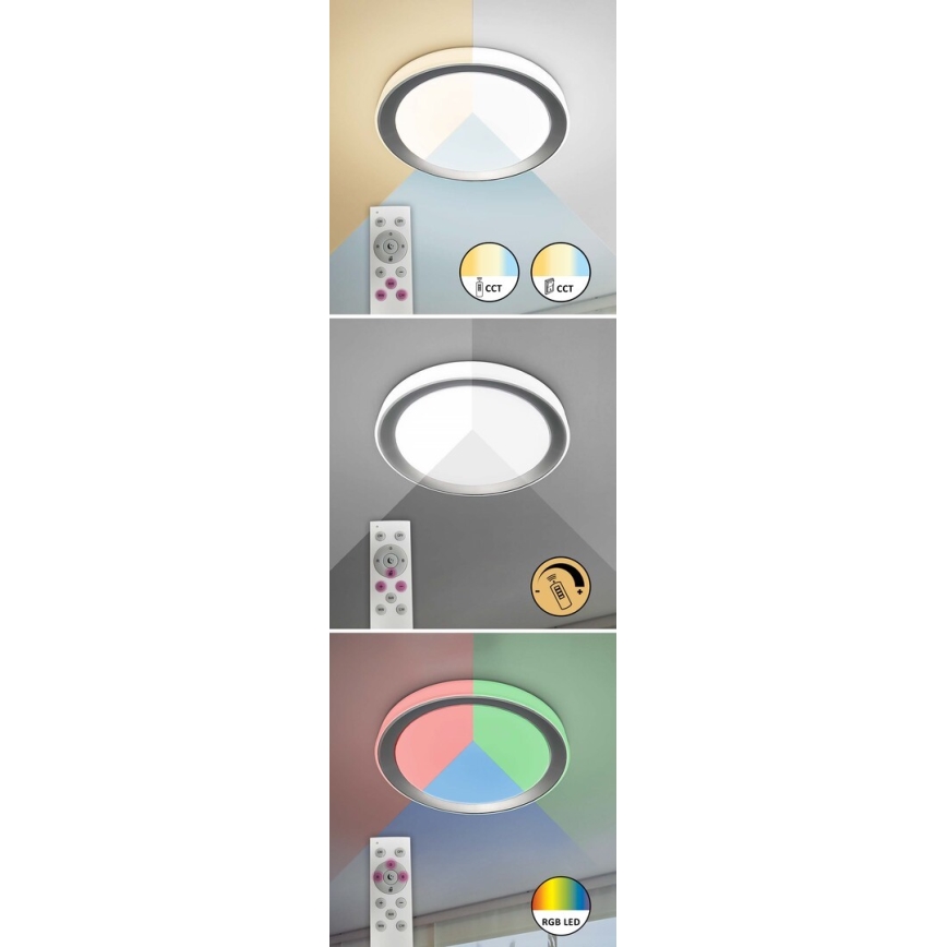 Rabalux - LED RGB dimmable φωτιστικό οροφής LED/40W/230V 2700-6500K Wi-Fi Tuya  + τηλεχειριστήριο