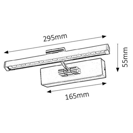 Rabalux - Φωτιστικό πίνακα LED LED/5W/230V
