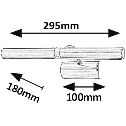 Rabalux - LED Φως εικόνας 2xG9/2W/230V