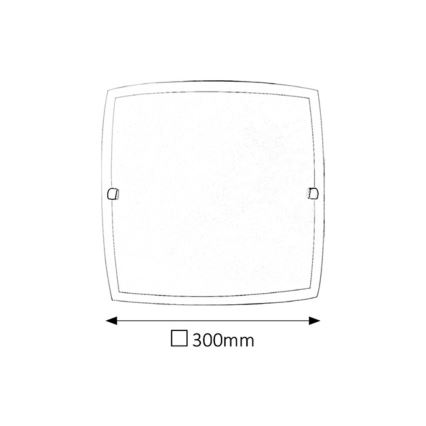 Rabalux - Φως οροφής 1xE27/60W/230V