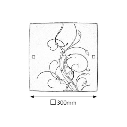 Rabalux - Φως τοίχου 1xE27/60W/230V