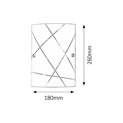 Rabalux - Φως τοίχου 1xE27/60W/230V