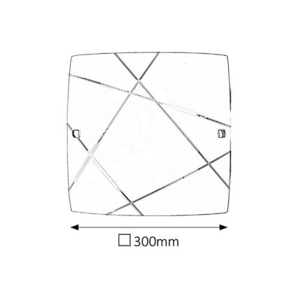 Rabalux - Φως τοίχου 1xE27/60W/230V