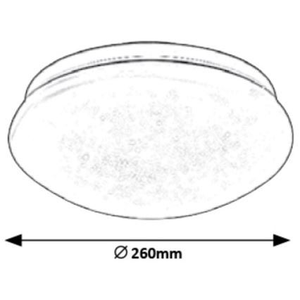 Rabalux - Φως οροφής LED LED/12W/230V