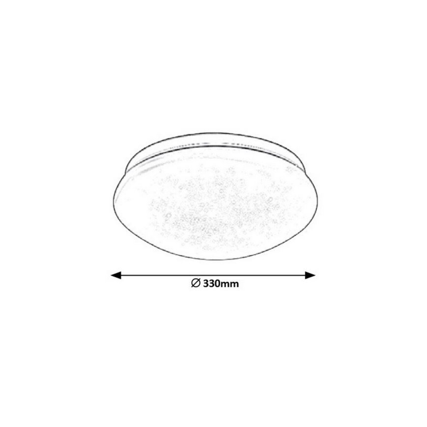 Rabalux - LED Φωτιστικό οροφής LED/18W/230V