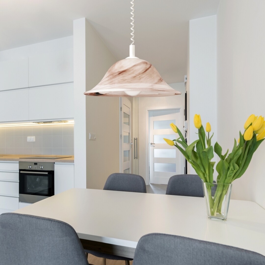 Rabalux - Φωτιστικό οροφής 1xE27/60W/230V αλαβάστρινο γυαλί