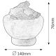 Rabalux - (Himalayan) Salt lamp 1xE14/15W/230V 3,2 kg