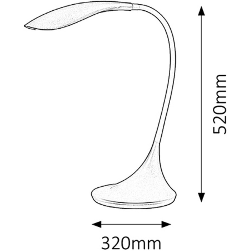 Rabalux - Ρυθμιζόμενο LED φωτιστικό 1xLED/4,5W/230V