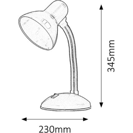 Rabalux - Επιτραπέζια λάμπα 1xE27/40W/230V