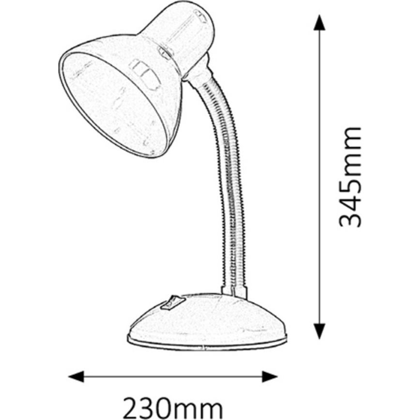 Rabalux - Επιτραπέζια λάμπα 1xE27/40W/230V