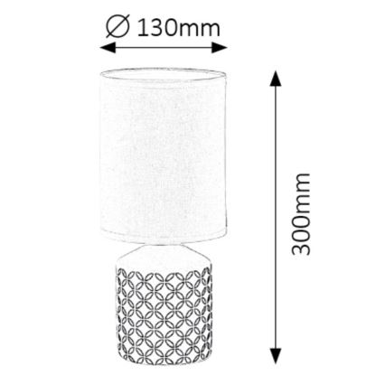 Rabalux - Επιτραπέζια λάμπα 1xE14/40W/230V