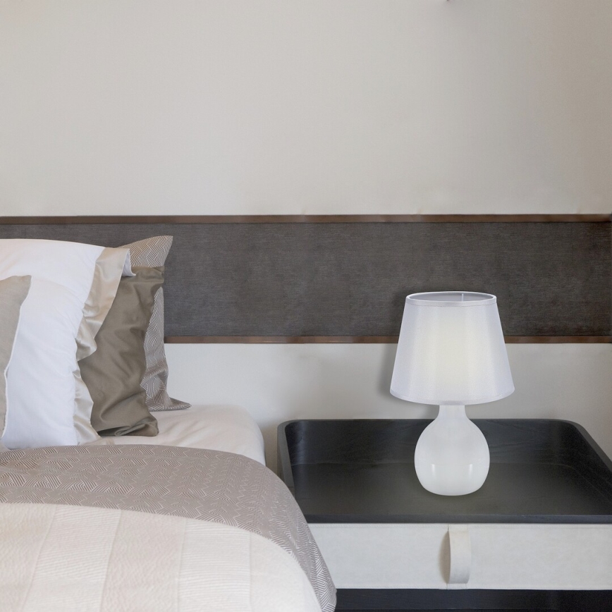 Rabalux - Επιτραπέζιο φωτιστικό 1xE14/40W/230V λευκό