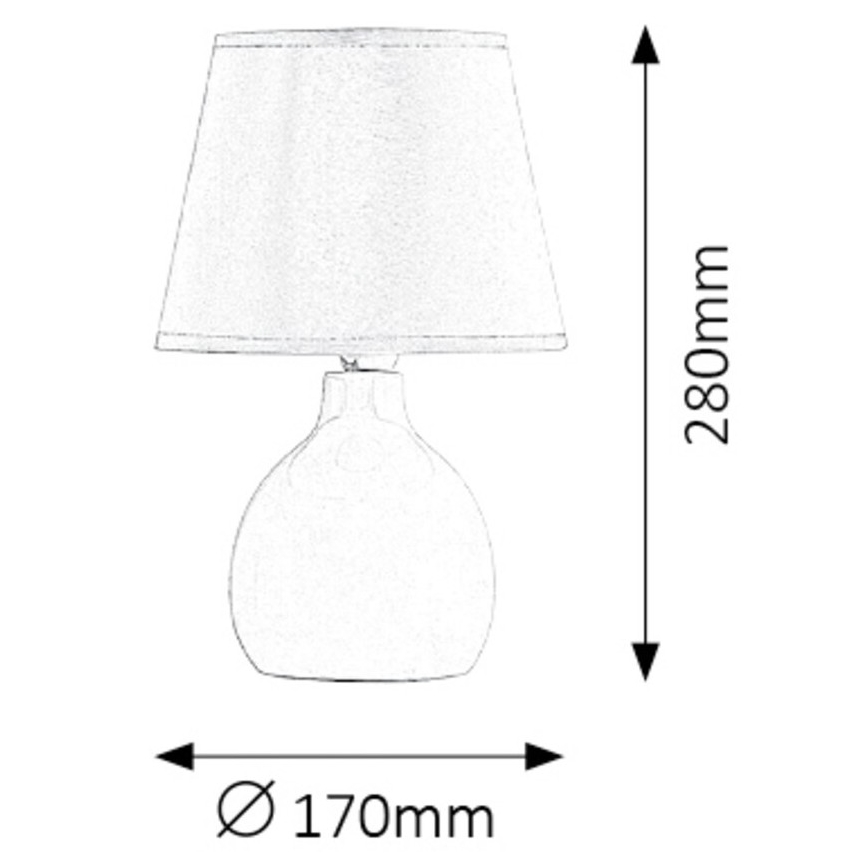 Rabalux - Επιτραπέζια λάμπα 1xE14/40W/230V