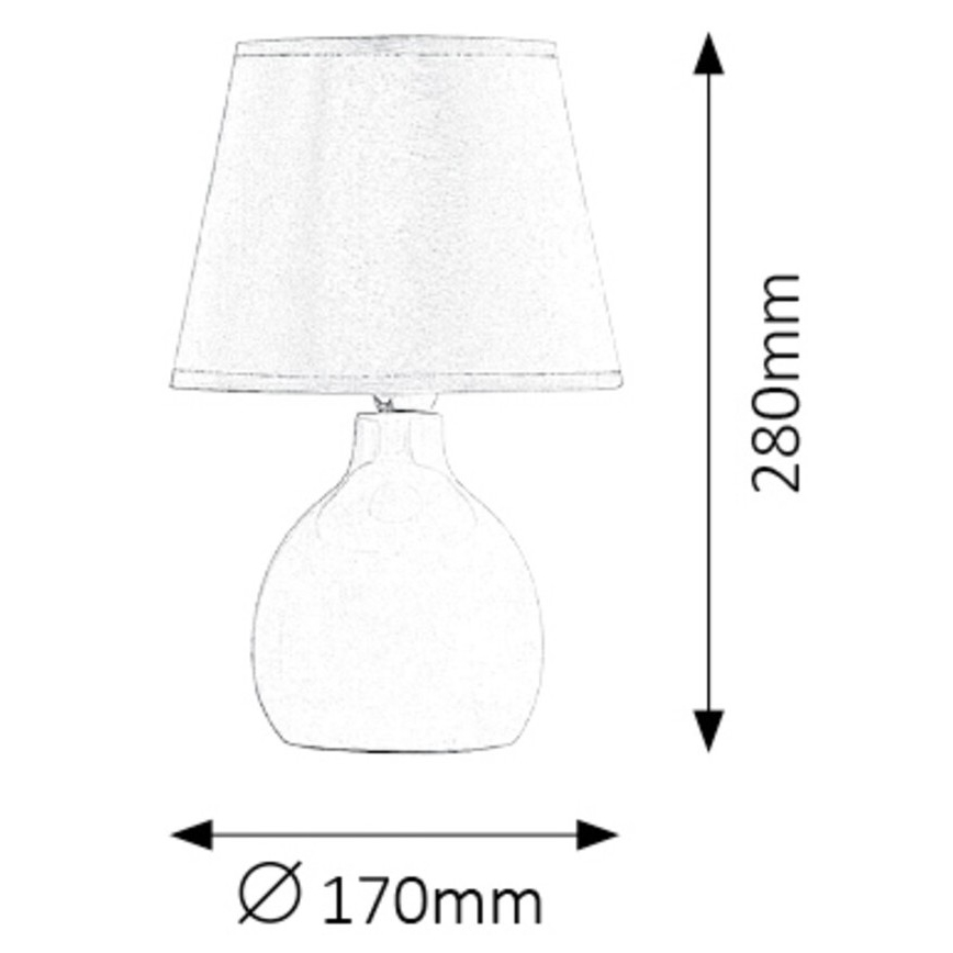 Rabalux - Επιτραπέζια λάμπα 1xE14/40W/230V