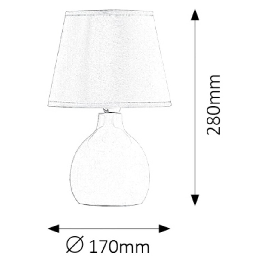 Rabalux - Επιτραπέζια λάμπα 1xE14/40W/230V