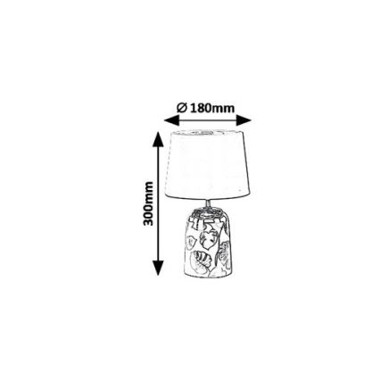 Rabalux 4548 - Επιτραπέζια λάμπα SONAL 1xE14/40W/230V