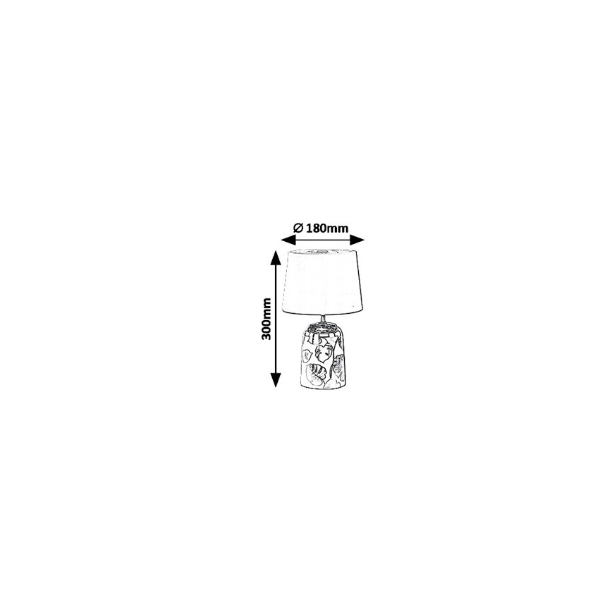 Rabalux 4548 - Επιτραπέζια λάμπα SONAL 1xE14/40W/230V