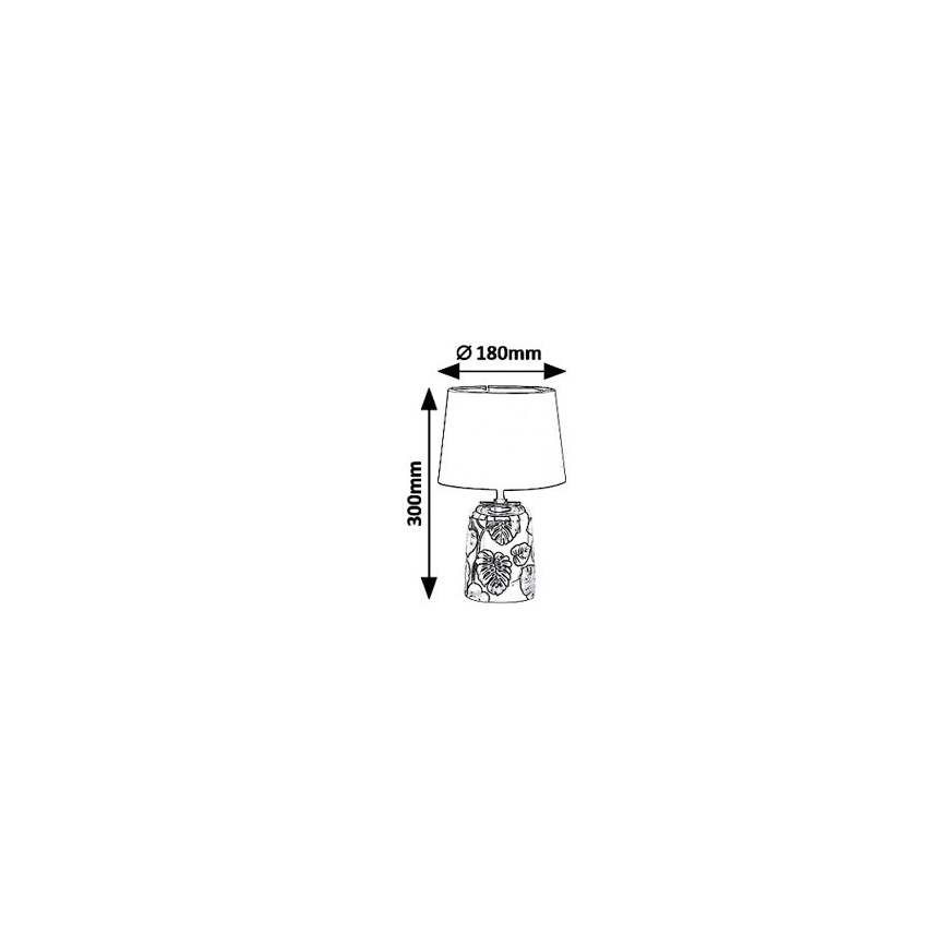 Rabalux 4549 - Επιτραπέζια λάμπα SONAL 1xE14/40W/230V
