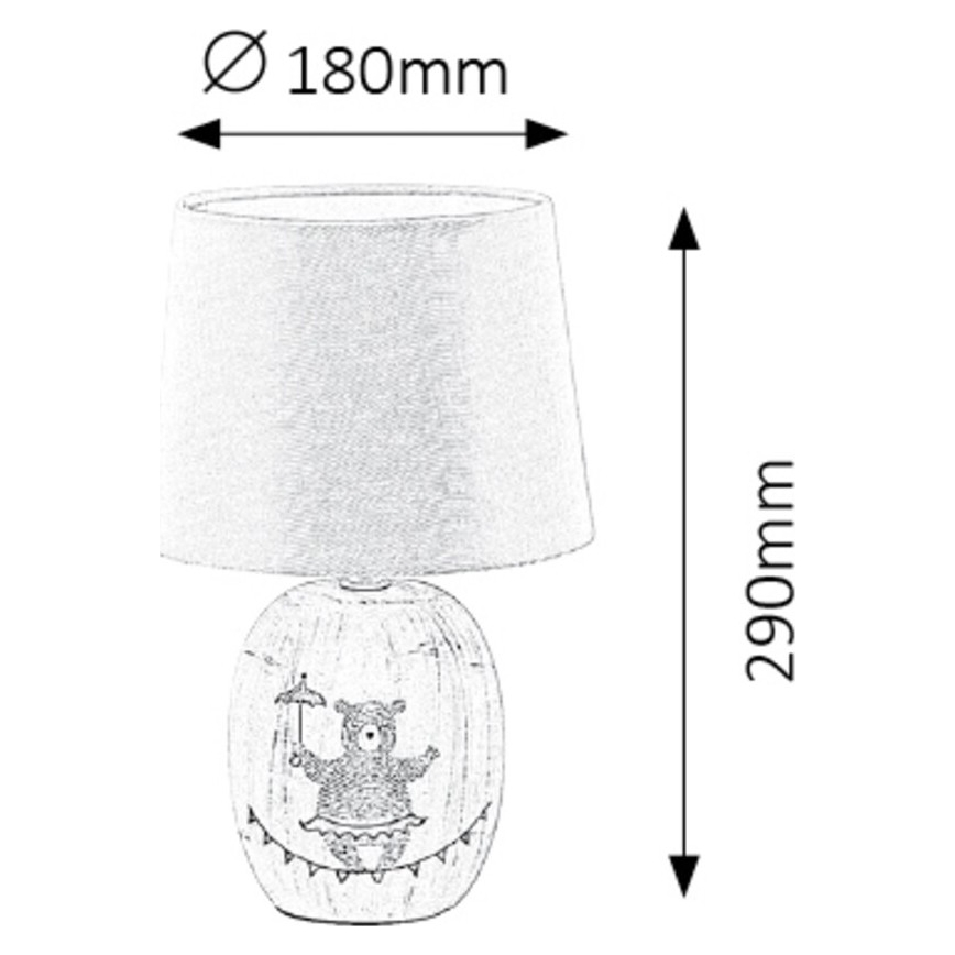 Rabalux - Παιδική επιτραπέζια λάμπα 1xE14/40W/230V