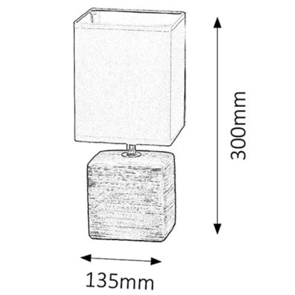 Rabalux - Επιτραπέζια λάμπα 1xE14/40W/230V