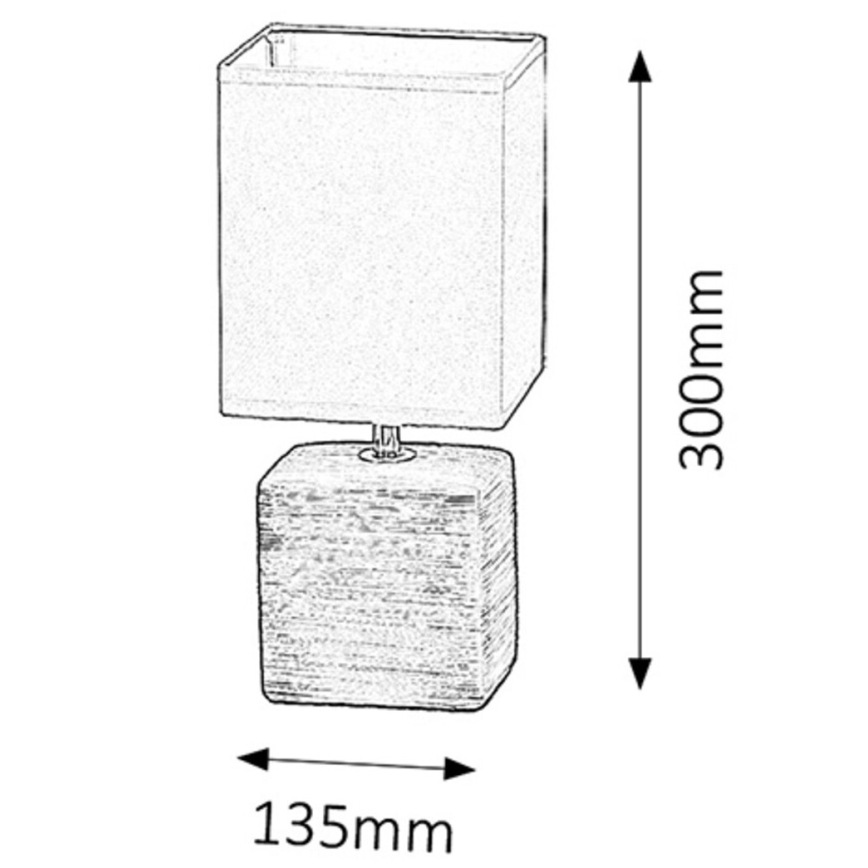 Rabalux - Επιτραπέζια λάμπα 1xE14/40W/230V