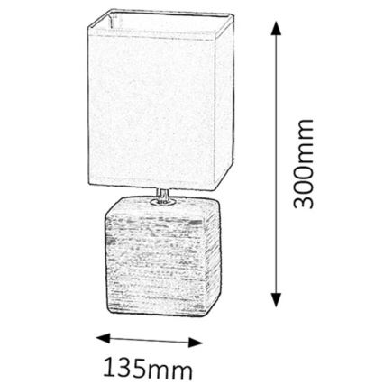 Rabalux - Επιτραπέζια λάμπα 1xE14/40W/230V