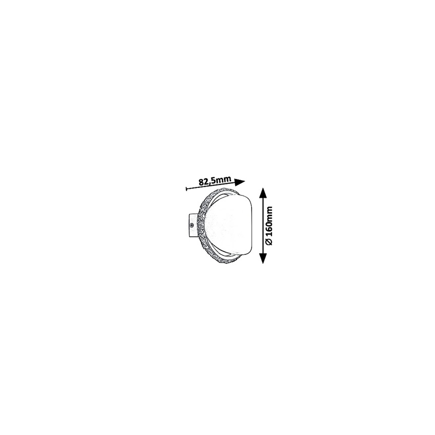 Rabalux 5049 - Φως τοίχου LED CAPRIANA LED/6W/230V