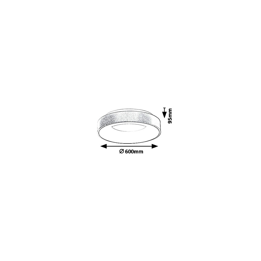 Rabalux 5053 - Φως οροφής LED CARMELA LED/50W/230V