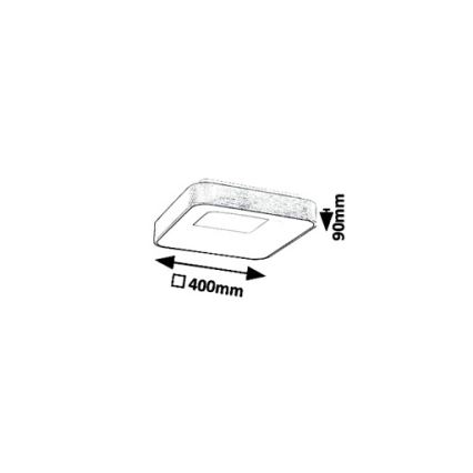 Rabalux - Φωτιστικό οροφής LED CARMELA LED/30W/230V 40x40 cm
