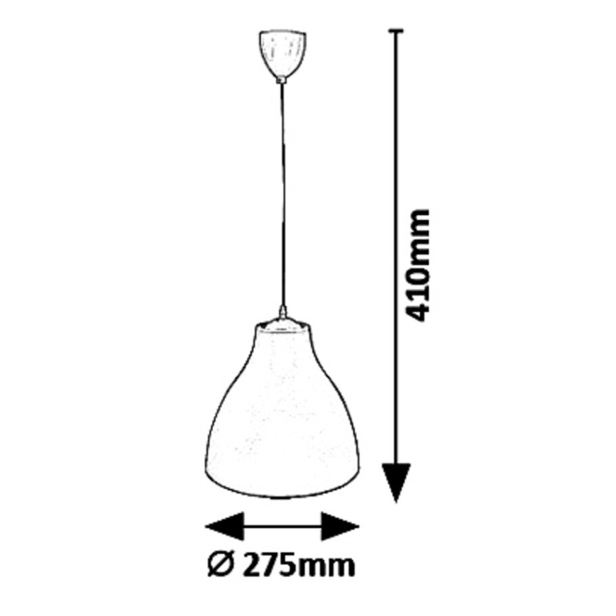 Rabalux 5059 - Πολύφωτο σε σχοινί MORRIS 1xE27/40W/230V