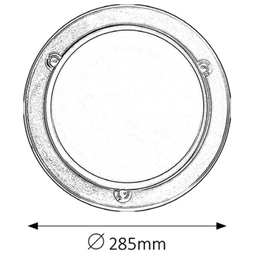 Rabalux - Φωτιστικό οροφής 1xE27/60W/230V διάμετρος 28,5 cm