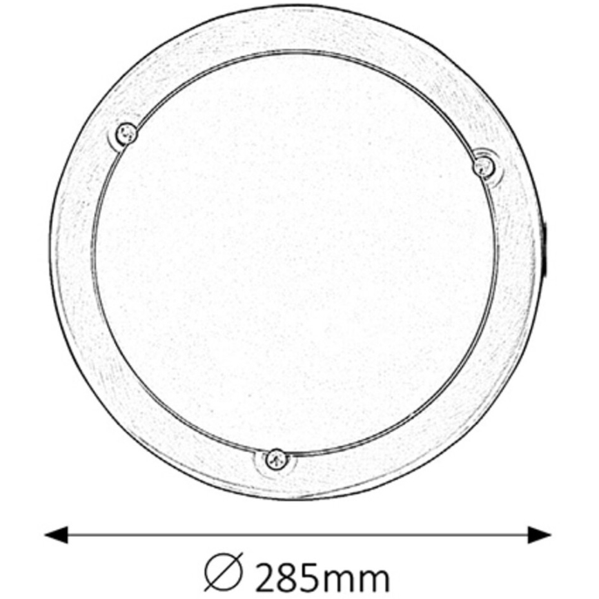 Rabalux - Φωτιστικό οροφής 1xE27/60W/230V διάμετρος 28,5 cm