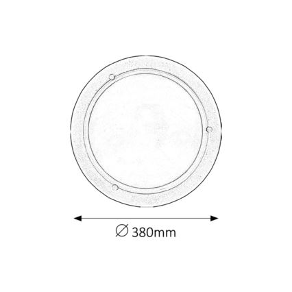 Rabalux - Φωτιστικό οροφής 2xE27/60W/230V διάμετρος 38 cm