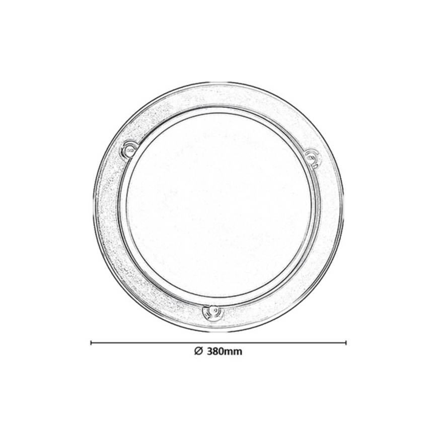 Rabalux - Φωτιστικό οροφής 2x E27/60W/230V Ø 38 εκ.