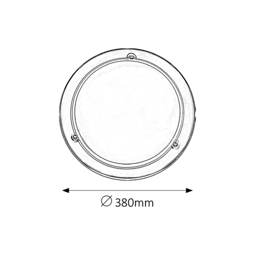 Rabalux - Φωτιστικό οροφής 2xE27/60W/230V διάμετρος 38 cm