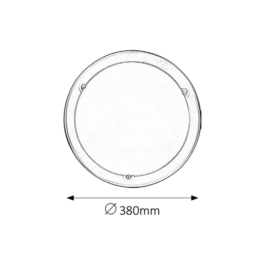 Rabalux - Φωτιστικό οροφής 2xE27/60W/230V διάμετρος 38 cm