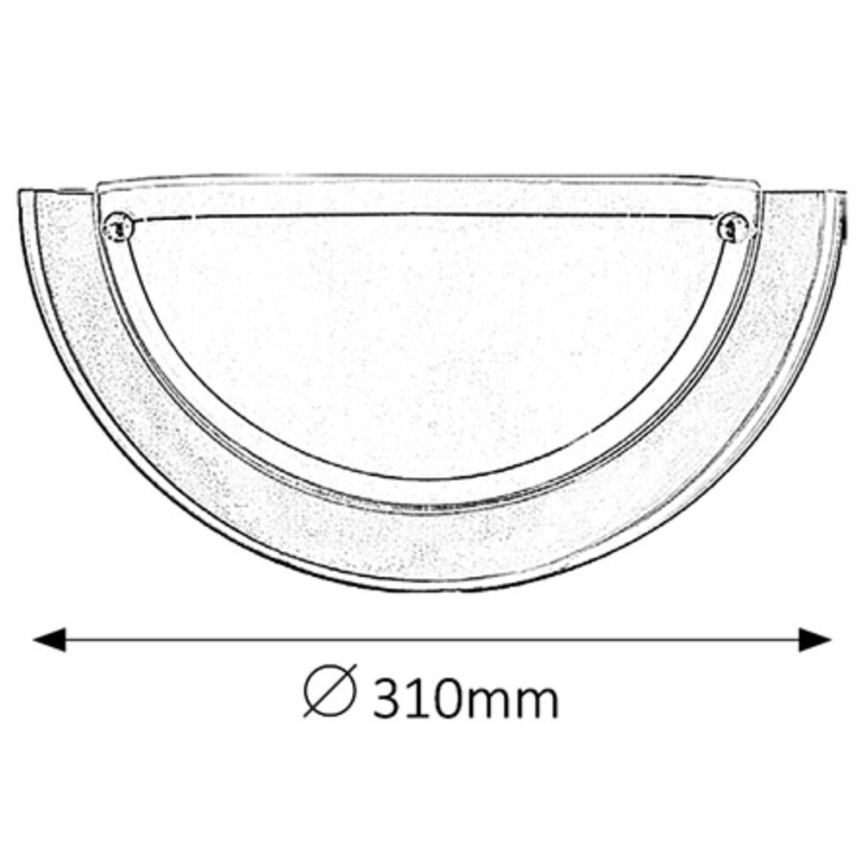 Rabalux - Φωτιστικό τοίχου 1xE27/60W/230V