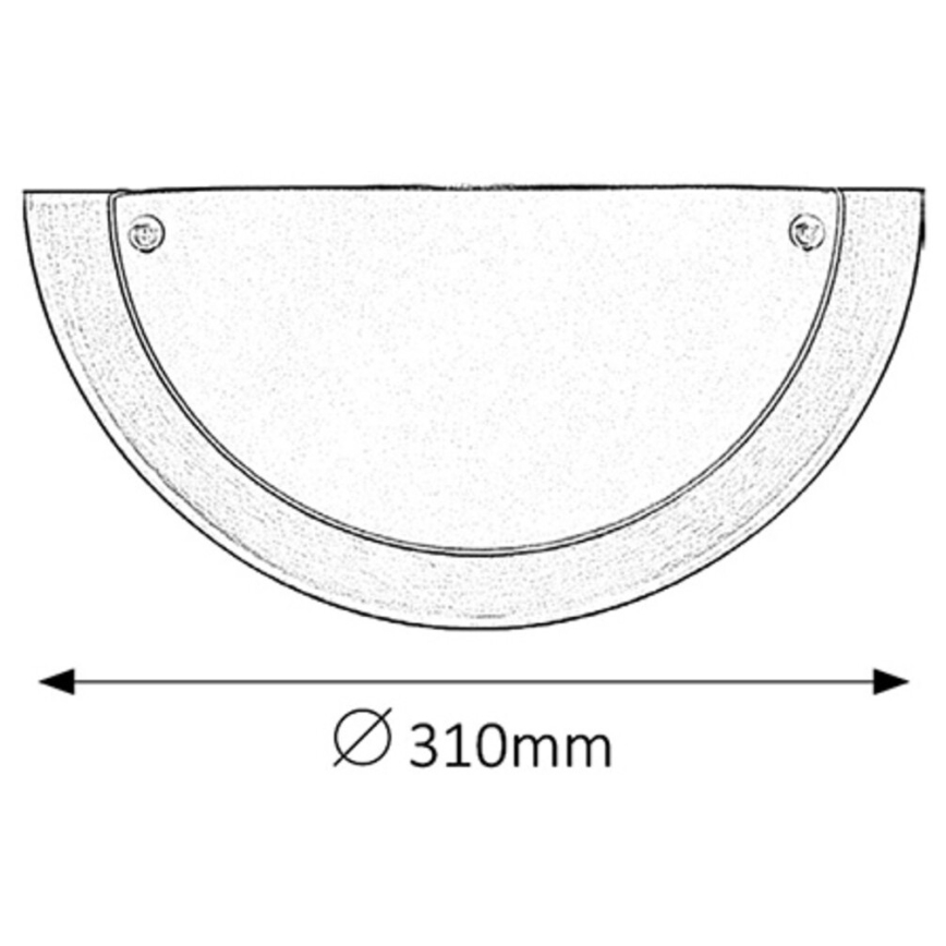 Rabalux - Φωτιστικό τοίχου E27/60W/230V