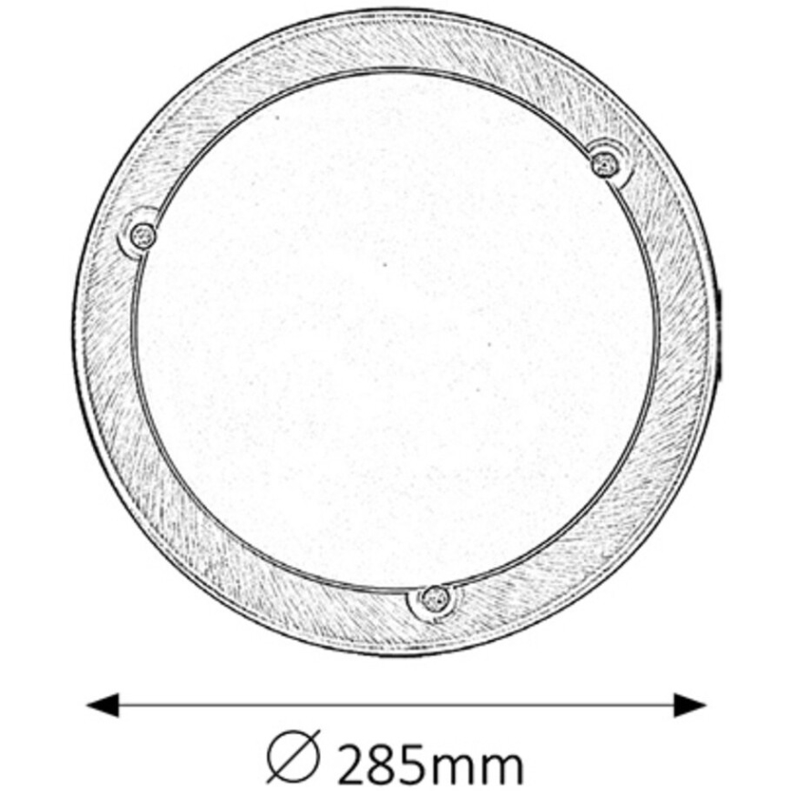 Rabalux - Φωτιστικό οροφής 1xE27/60W/230V διάμετρος 28,5 cm