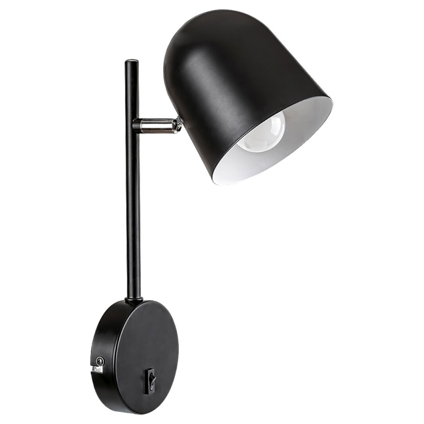 Rabalux - Φωτιστικό τοίχου EGON 1xE14/40W/230V μαύρο